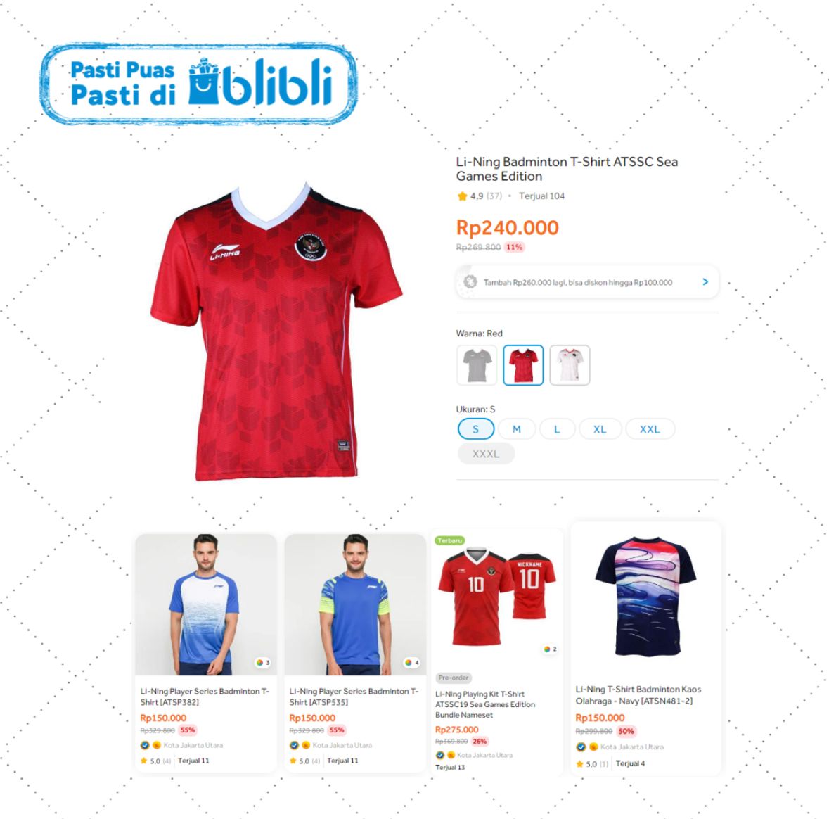 BadmintonTalk's tweet photo. 🏸 Tebak SKOR GAME KEDUA - Ganda Putra Indonesia vs Malaysia 🏸

Berhadiah 300rb utk 3 orang! 🎉

Contoh reply:
Leo/Daniel 30-29 Tee/Man #BlibliBigPayDay

Syarat:
- Retweet
- Follow @bliblidotcom
- Pemenang acak (bukan dulu2an)
- Maks 5x nebak di 5 tweet berbeda

Gajian gini, enaknya beli-beli di Blibli! Diskon Li-Ning lumayan BGT nih! Klik: https://t.co/hA6JD09Dok
