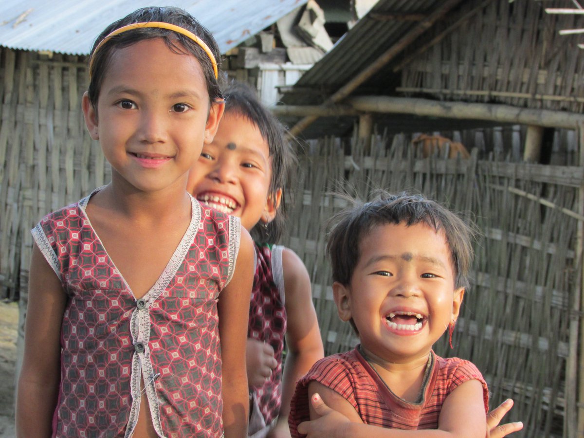 Happy #kids in the #village because #summer holidays are approaching! 
#Majuli #Assam #fieldwork
