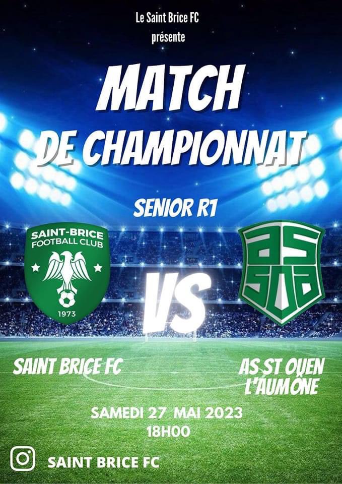 🟢⚪️ SENIORS R1 

Notre équipe fanion reçoit demain L' As Saint Ouen l'Aumône à 18h dans le cadre de l'avant dernière journée du championnat de R1 .

Nos verts sont toujours en course pour la montée en national 3 et plus que jamais auront besoin d'un énorme soutien ! 

🟢⚪️