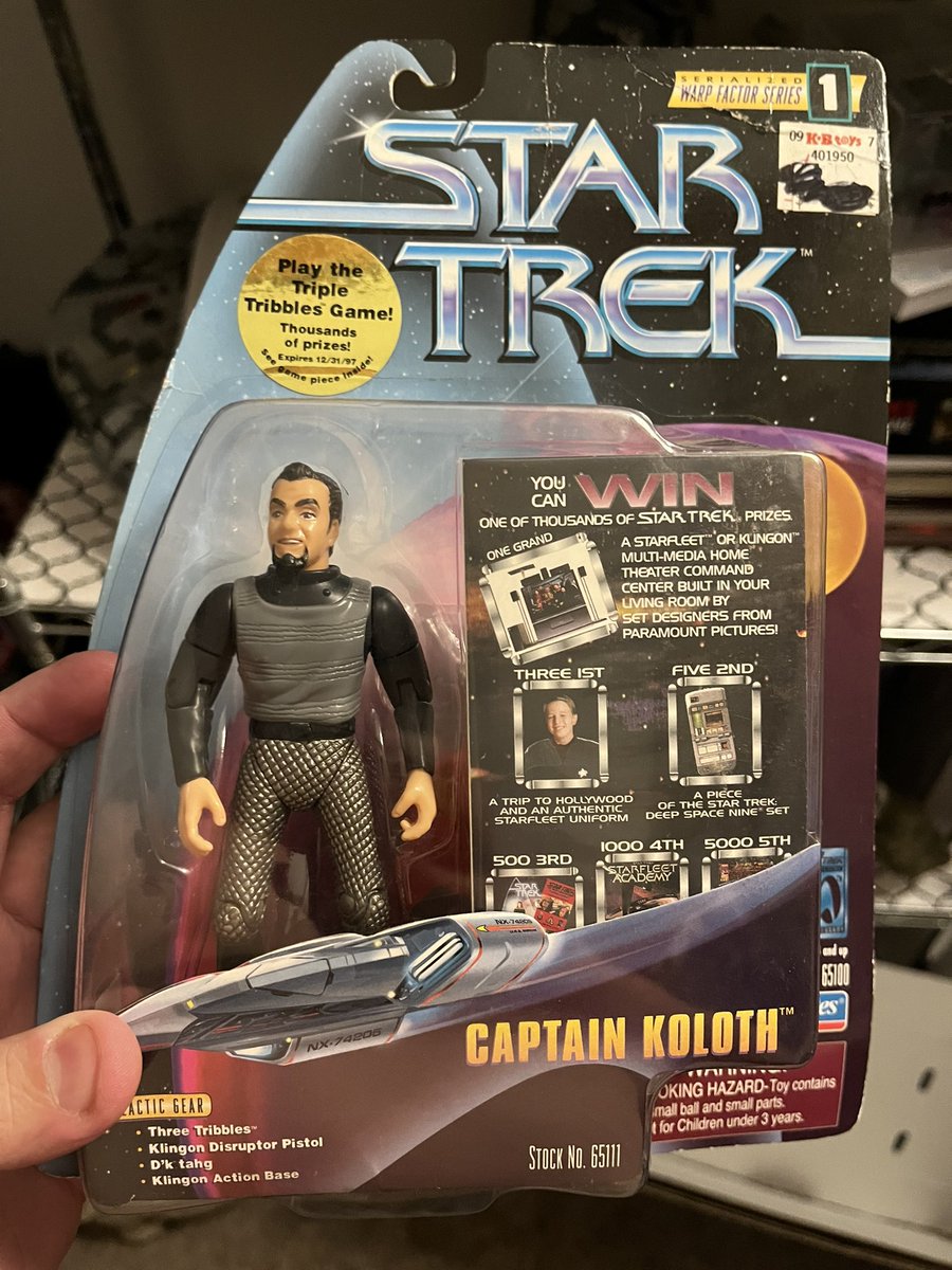 Ahhh my dear Captain Koloth…. #playmatestoys #startrektoys