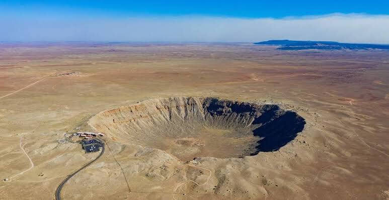 Why do meteors always land in craters?