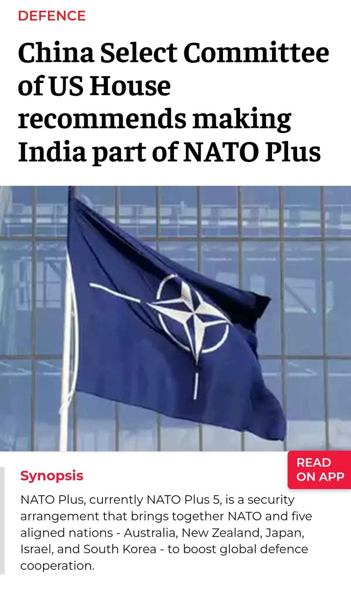 PM @narendramodi ji will erase all the blunders & sins committed by the #Nehru #Gandhi clan by joining this alliance 

No wonder the political opposition is behaving like a pack of deranged rabied dogs trying to create an image of a disjointed #India

#NATO 
#NATOSummit