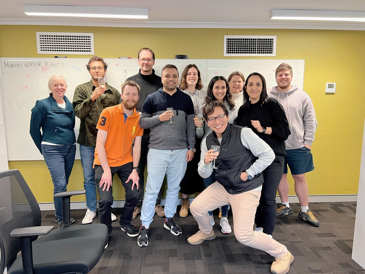 Happy day for our group, celebrating PhD thesis submission from one of our colleagues at <a href="/UNSW/">UNSW</a>WRL @UNSWCVEN @UNSW . Cheers! 🍸 Can’t wait for my turn in the next 4 years. 🔥 #flumefriday