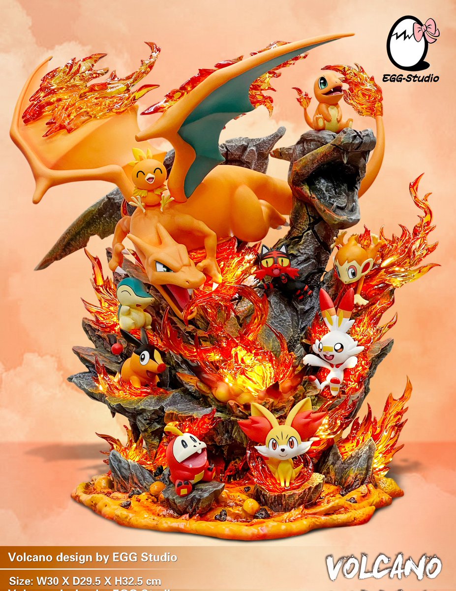 MundoKame's tweet photo. 🔥 #EGGStudio - Volcano 🔥
- Precio: 365 €
- Medidas: 32.5 cm de alto
- Con LED
- Reserva: 73 €
- Lanzamiento: 3T de 2023
- PO abierto 🥰
¡Posibilidad de pago a plazos!
📩 Para reservar o más info, enviad mensaje privado
#Pokemon https://t.co/hTardrTmYf
