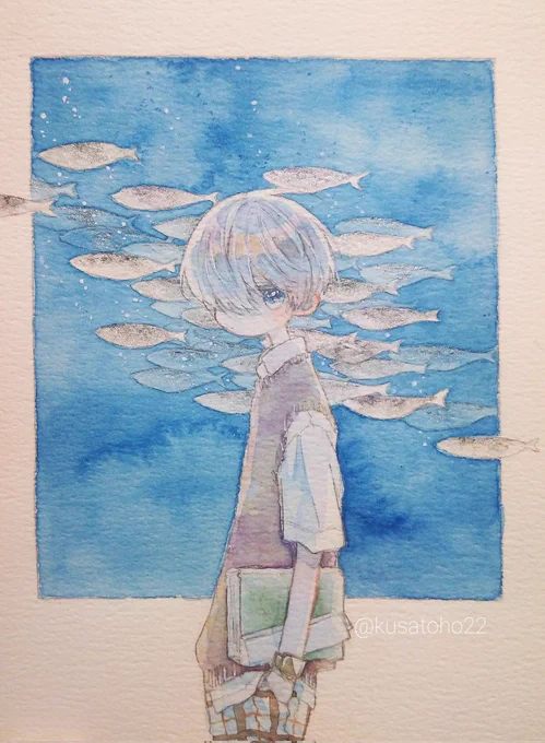 #見た人もなにか無言で海をあげる