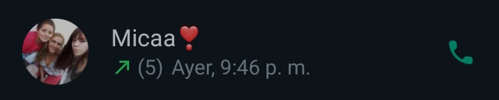 Mi amiga: "cualquier cosa me llamas que acá estoy"
Mi amiga q no me respondió ninguna llamada ayer: