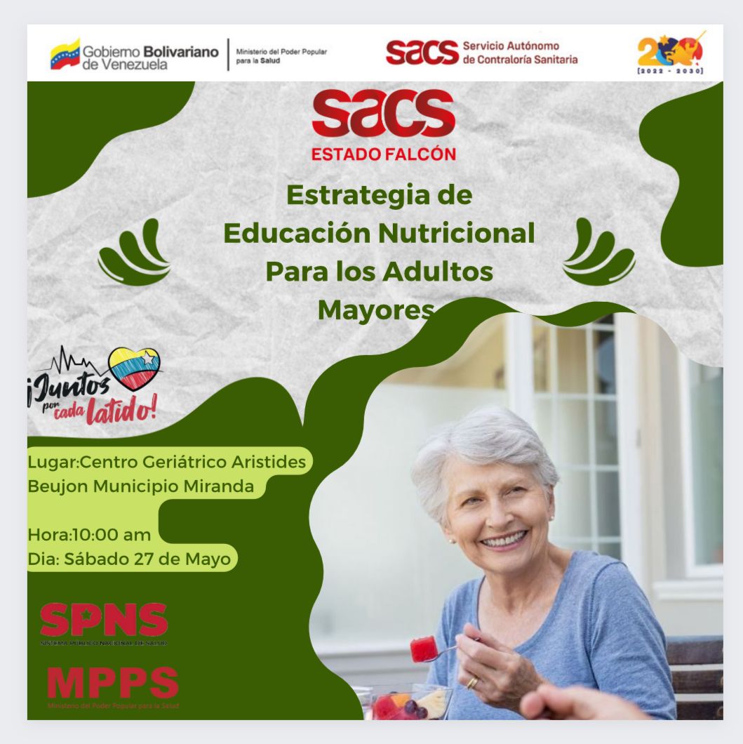SacsFalcon's tweet photo. @mppsalud_vzla @sacs_mpps @magalygutierrezvina @marlizdiazf @nicolasmaduro @vclarkb #JuntosPorCadaLatido❤️ 
#SPNS 
#MPPS 
#SACS https://t.co/39sCRNOMa2
