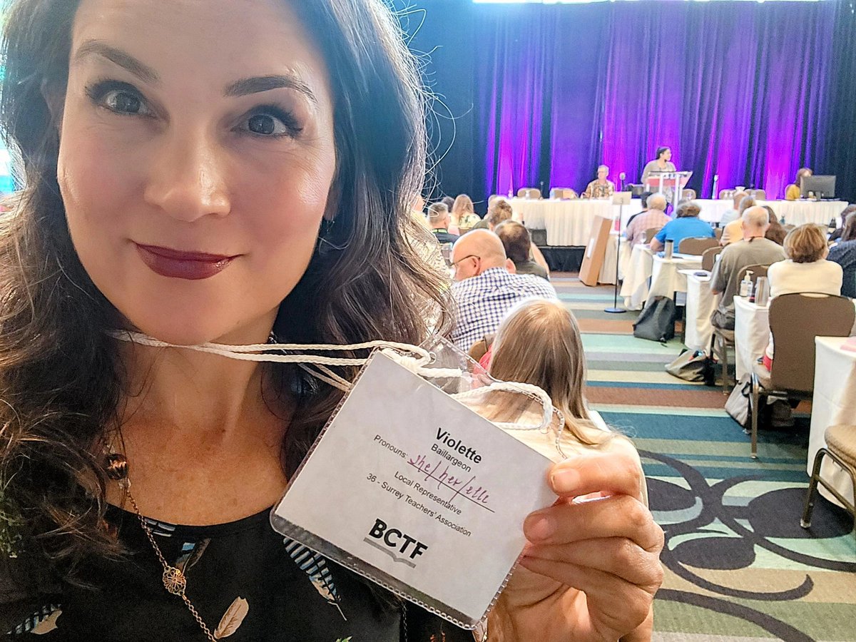 The #BCTF RA is the TF's 2nd largest decision-making body, meeting 3x yr.
Currently, 100's of BC teachers/activists setting the course for #publiced in an increasingly complex world. Thanks to my colleagues doing this work &amp; to everyone engaging in their communities/workplaces.