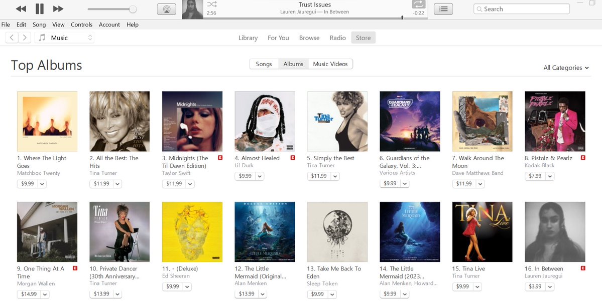 In Between EP #16 on the TOP ALBUMS #iTunes 
#STREAM #BUYIT 
@LaurenJauregui #StreamInBetween Lauren Jauregui   laurenjauregui.ffm.to/inbetween