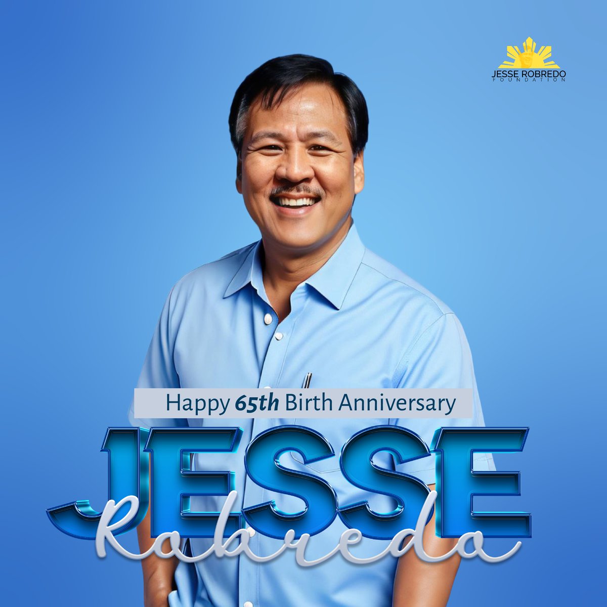Today marks the 65th birth anniversary of Jesse M. Robredo, a symbol of good governance. As we promote upright, competent, and compassionate leadership, let us honor the trailblazer he was. Join us in prayer as we commemorate his life and legacy.

#MatinoMahusayAtMayPuso