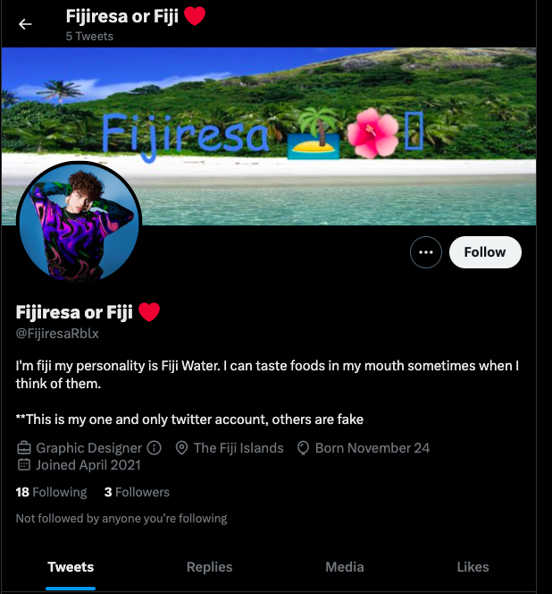 hello I would just like to say this is not me.