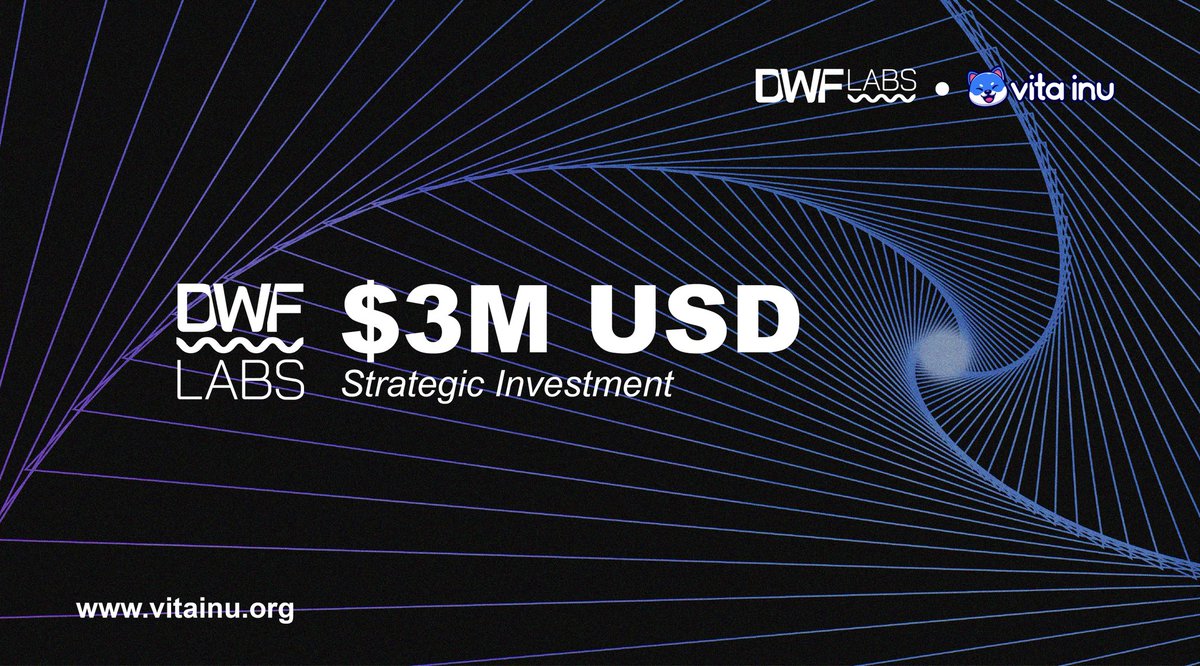 criptoovar's tweet photo. 🚨 @DwfLabs pledges $3M in long-term financial support to @VitaInuCoin $VINU! https://t.co/YWRS1cRfmj