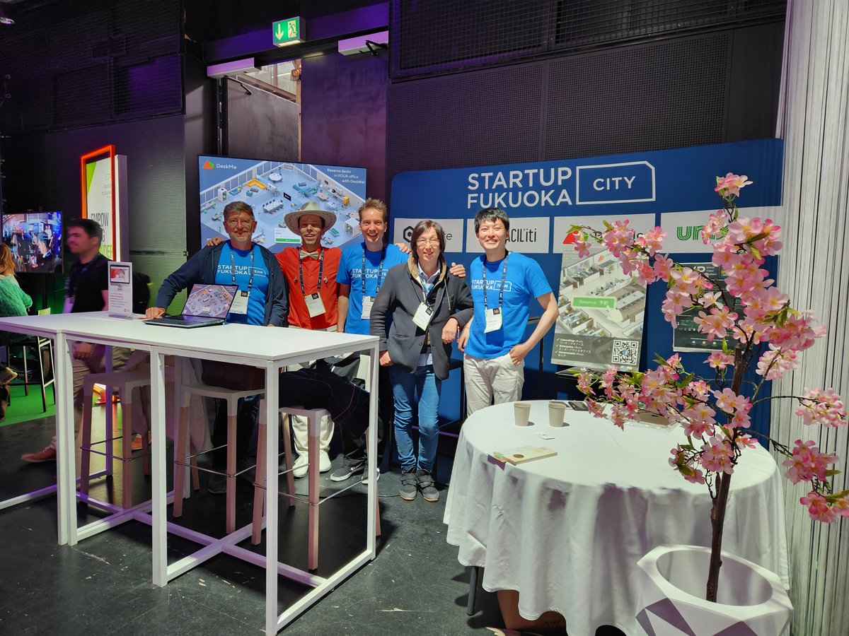 SviFi's tweet photo. In cooperation with @startupfukuoka , @DeskMeCom took part in @Latitude59 event in Tallinn ✨⛵ https://t.co/w1mOopjWZR