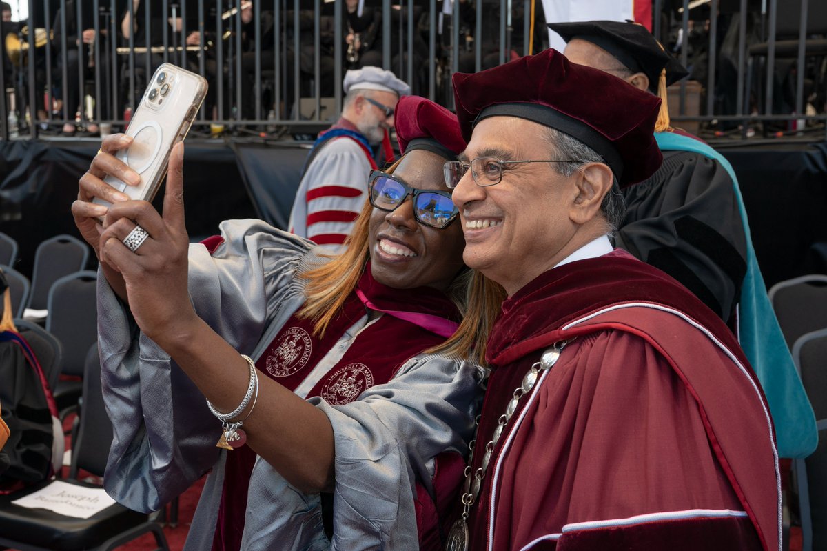 Bittersweet Commencement today. Awed by the accomplishments of our graduates & inspired by their stories, but also acutely aware that this was my last time hearing them as chancellor. These years have meant more to me than I can express. Thank you all, and as always, GO UMASS!