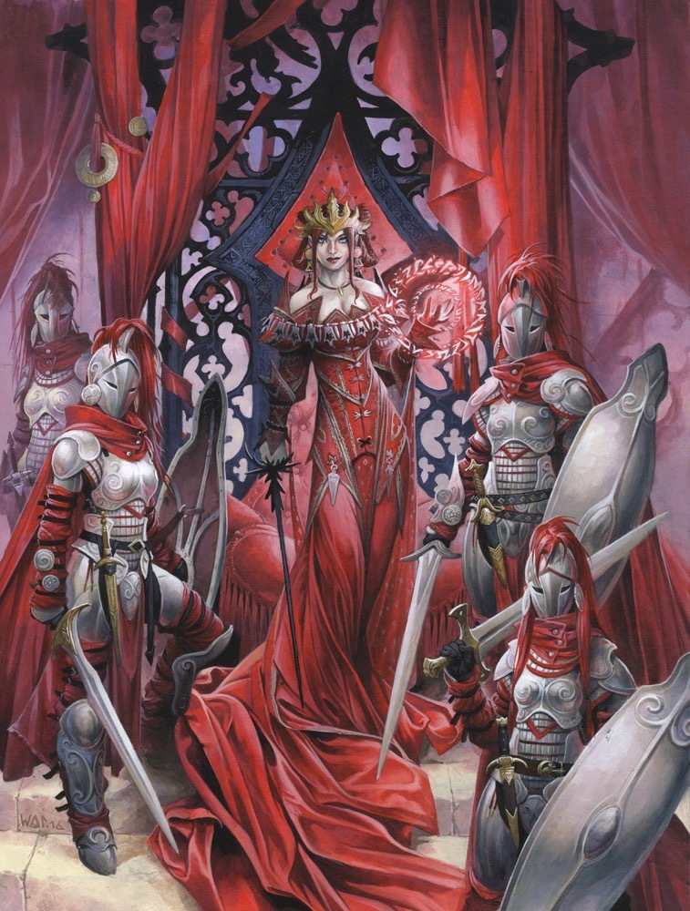 4704 AR: Ileosa Arabasti marries King Eodred II (#Korvosa)＊
After a scandalously short courtship, the king made her his queen. She was barely 17. She succeeded the king to the throne after his death in 4708 AR.
pathfinderwiki.com/wiki/Ileosa_Ar…
#EodredArabasti #4704AR #IleosaArabasti