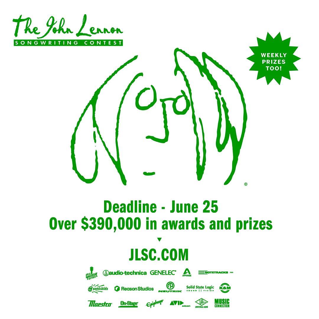 Enter your songs by June 25 at jlsc.com. Prizes by <a href="/gibsonguitar/">Gibson</a> @USaudiotechnica @genelec <a href="/apogeedigital/">Apogee Electronics</a> <a href="/notetracks/">Notetracks</a> @sonicbids <a href="/reasonstudios/">Reason Studios</a> @neutrikamericas <a href="/solidstatelogic/">SSL</a> @koenigundmeyer  <a href="/onstagestands/">On-Stage</a> @epiphone @epiphone @uaudio <a href="/musicconnection/">Music Connection</a>