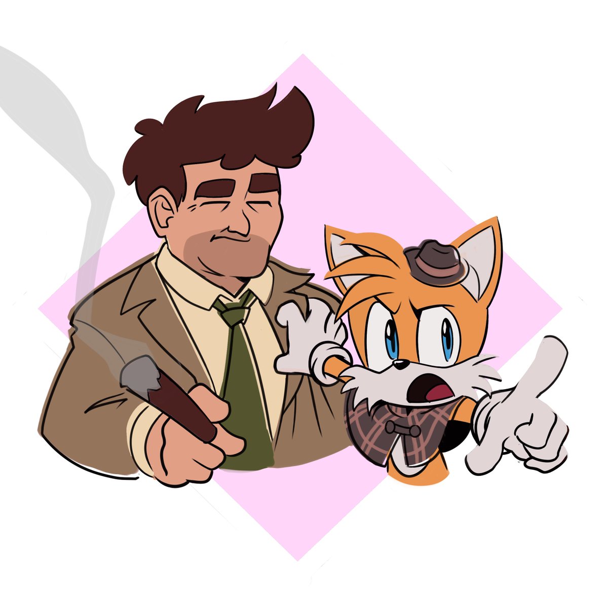 colombo and tails is on the case! #columbo #themurderofsonic