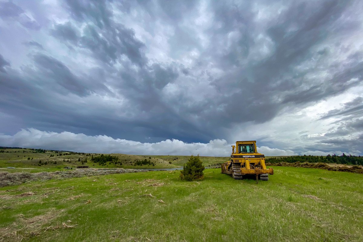 RileyJohnsGolf's tweet photo. Giddy up, Montana project is out of the gate. #Coore&Crenshaw https://t.co/i5a89IFcV9