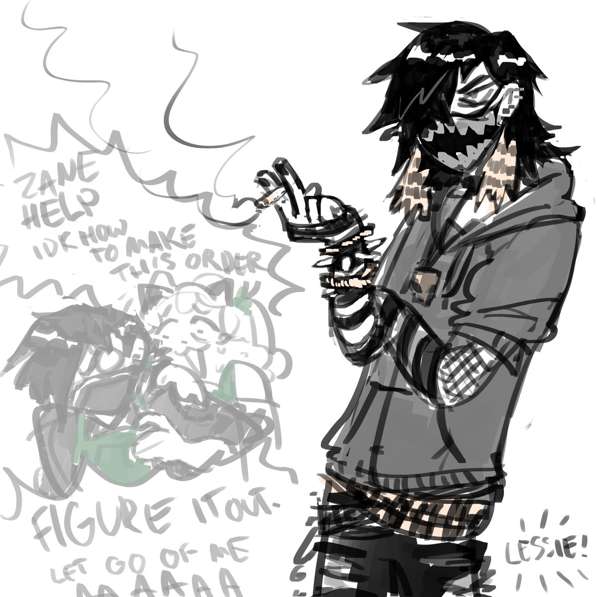 zvnechvn's tweet photo. dont ask me how he's smoking while wearing a mask (fcu zane <333) https://t.co/gCt4EDH06C