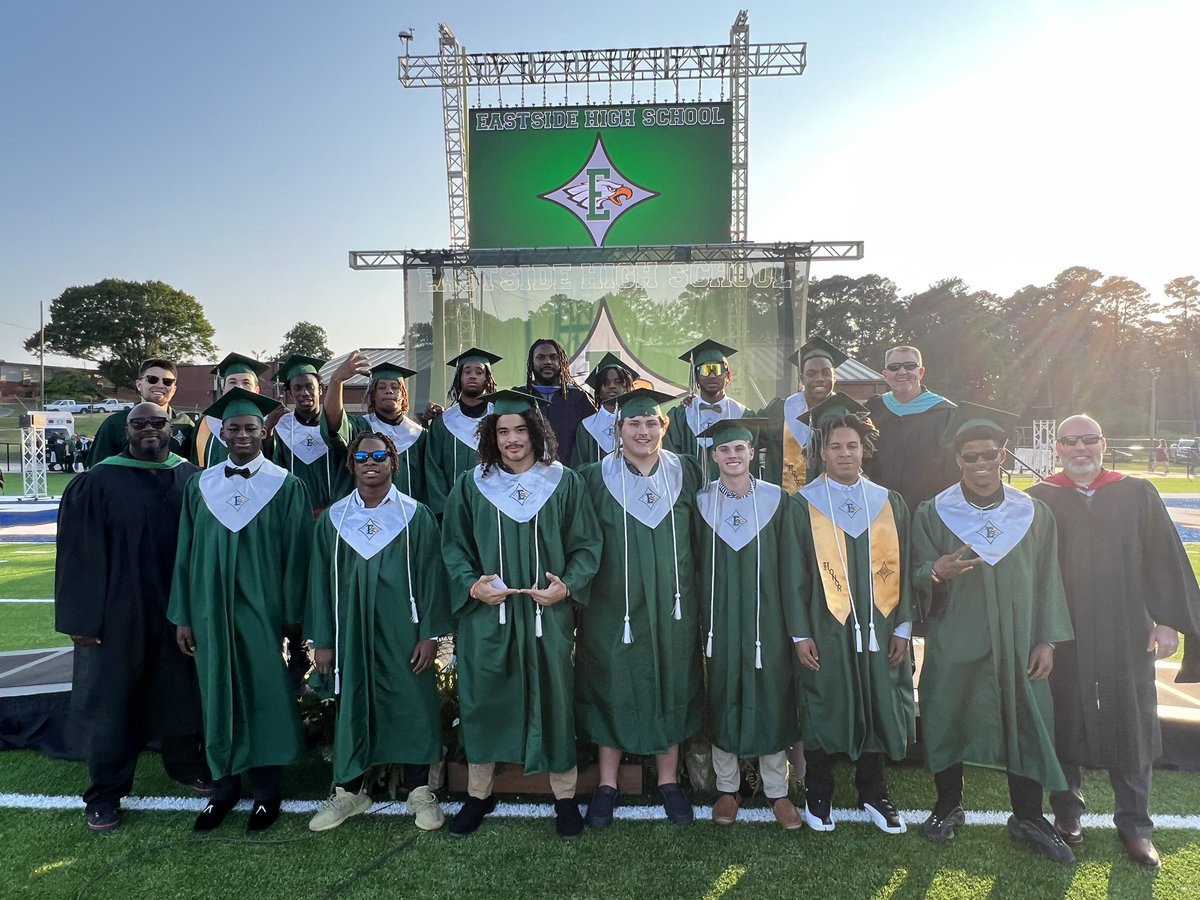 Congrats To Our 2023 🏈 Graduates!!!

You Are Loved.  You’re Not Alone. And You’ve Made It A Great Day To Be An Eagle For Years 💯‼️

<a href="/EHS_Eagles/">Eastside High School</a> <a href="/CovNewsSports/">𝘾𝙊𝙑𝙉𝙀𝙒𝙎 𝙎𝙋𝙊𝙍𝙏𝙎</a> <a href="/NewtonCoSchools/">NCSS</a> 

#WeBleedGreen🦅 #OurStandard #2023Graduates🎓