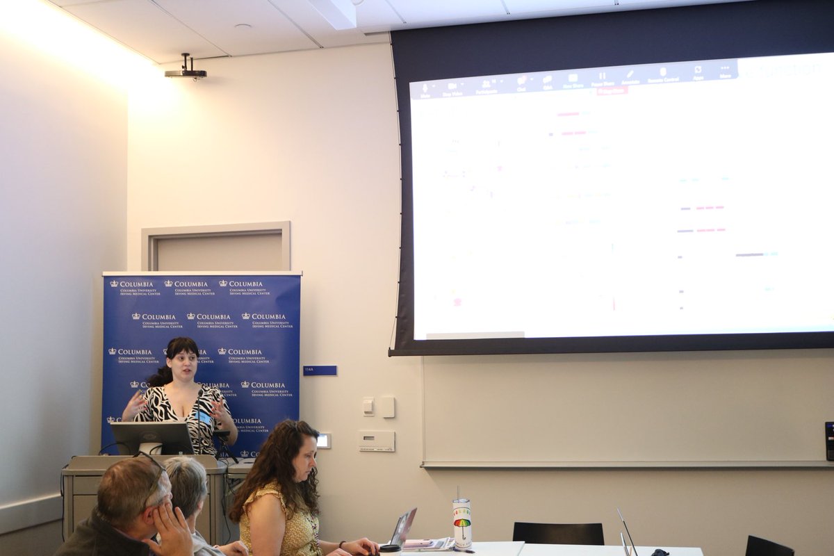 This photo from our recent #HNRNP family and scientific symposium captures my science energy a little too well. Hair is flying through the air and I’m gesticulating wildly while giving a talk 😂