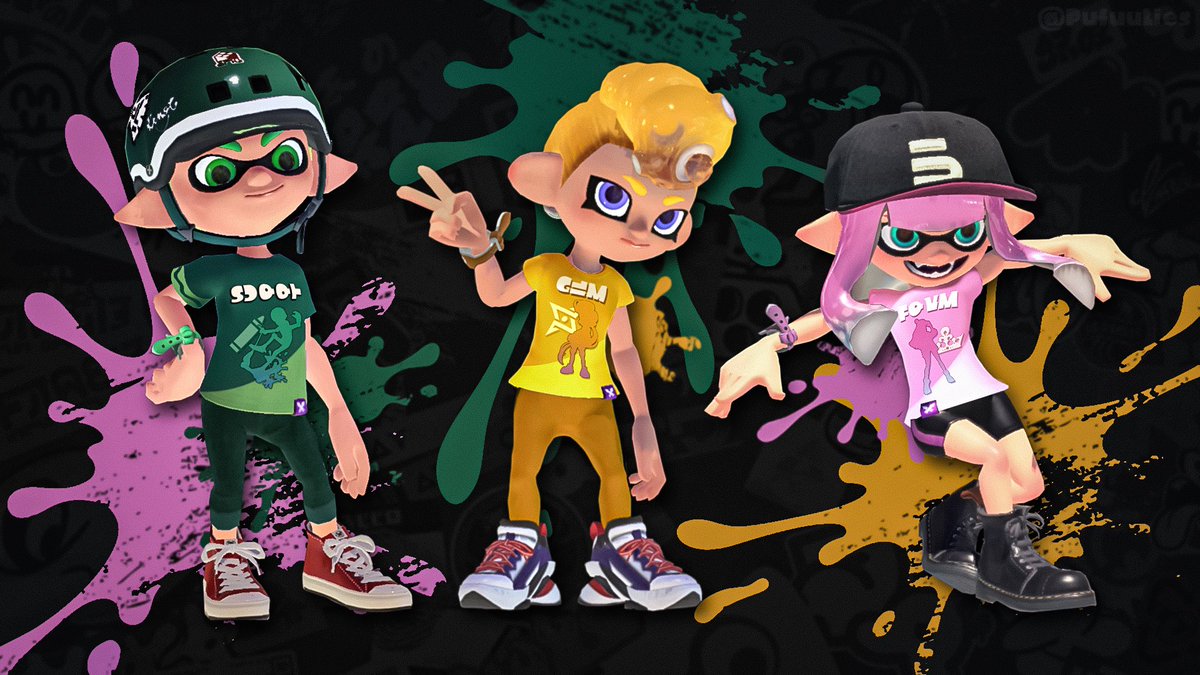 SRL here with major news—the next #Splatfest is the BIGGEST collab in Splatoon history! Settling the long-awaited question… Which game is more original? Crayola Scoot, Ninjala or Foamstars? 

Join the fun from 5pm PT on 6/8 through 5pm PT on 6/6
#スプラトゥーン