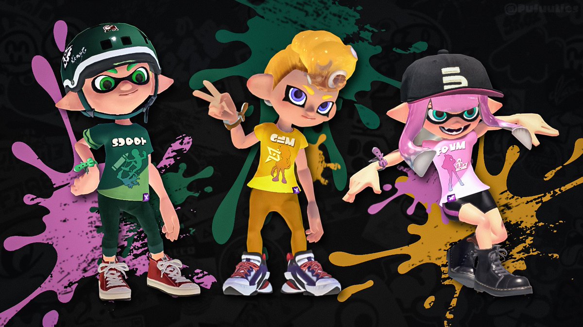 PufuuLive's tweet photo. SRL here with major news—the next #Splatfest is the BIGGEST collab in Splatoon history! Settling the long-awaited question… Which game is more original? Crayola Scoot, Ninjala or Foamstars? 

Join the fun from 5pm PT on 6/8 through 5pm PT on 6/6
#スプラトゥーン https://t.co/QqD6fr2kye