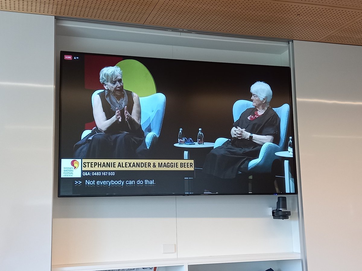 bookish_gardy's tweet image. Once you garden, everything changes - Maggie Beer, Sydney Writers Festival #futureofcooking #cookingbooks