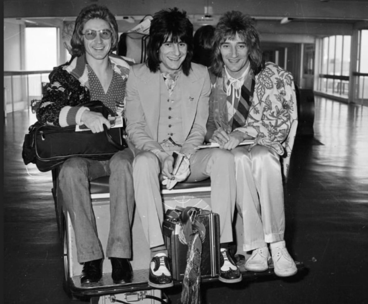 *Faces Friday* #KennyJones #RonnieWood #RodStewart 🎼🥁🎸🎼❤️