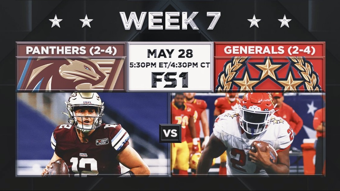TheUSFLNewsHub's tweet photo. USFL 2023: Week 7 New Jersey Generals Preview/Depth Chart/Prediction (via @ByMikeMitchell) https://t.co/vRBZcnFydf #USFL #USFL2023 #NJGenerals https://t.co/GBvC90oyAu
