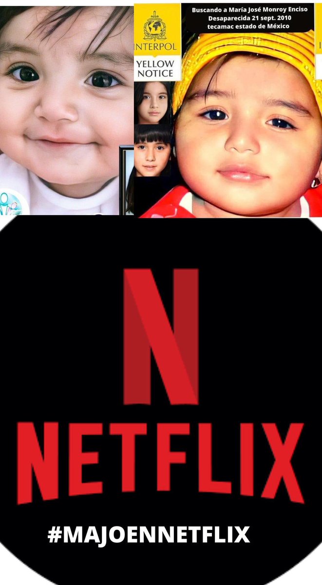 #MajoenNetflix #Netflix #HastaencontarteMarijo 
<a href="/botDesaparecidx/">BotDesaparecidx</a> <a href="/NetflixLAT/">Netflix Latinoamérica</a> <a href="/netflix/">Netflix</a> 
#BuscandoaMariaJoseMonroyEnciso facebook.com/Pormajo