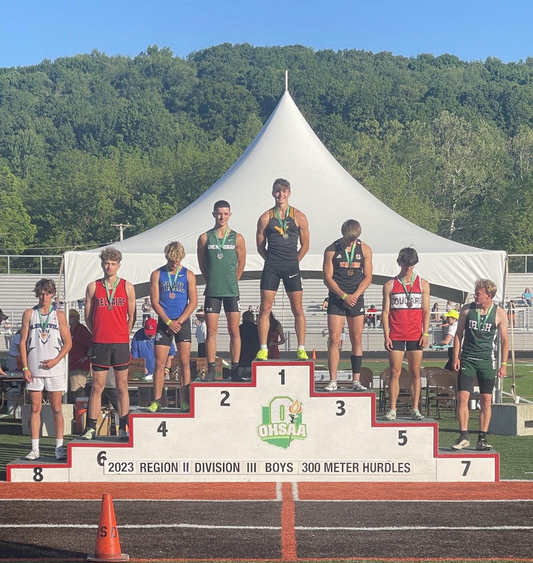 Regional Champ in 300h, New PR of 39.74