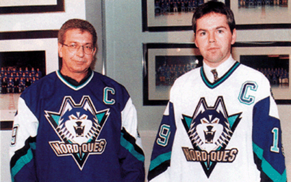 NHLhistorygirl's tweet photo. Had the Nordiques played another season before relocating, this was the planned uniform https://t.co/wY5usnhDQm