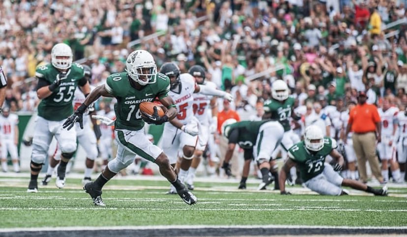 seth_Gathers's tweet image. Blessed to receive an offer from Unc charlotte @coach_ruck @coach_condo
