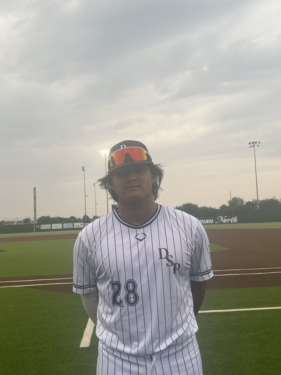 #OklahomaKickoff F: <a href="/Dspbaseball/">Will Baez dspbaseball 🇩🇴 🇺🇸</a> 2024 6, Brewer Baseball 2023/2024 2 
PoG: <a href="/AndreLanderos1/">Andre Landeros</a> 6 IP, 8K, ER