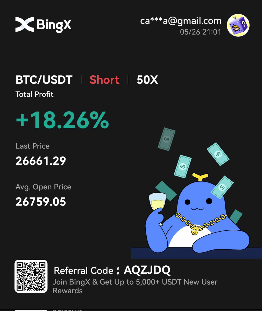 ChampagneRemy's tweet image. #bingx #bitcoin #futuretrader