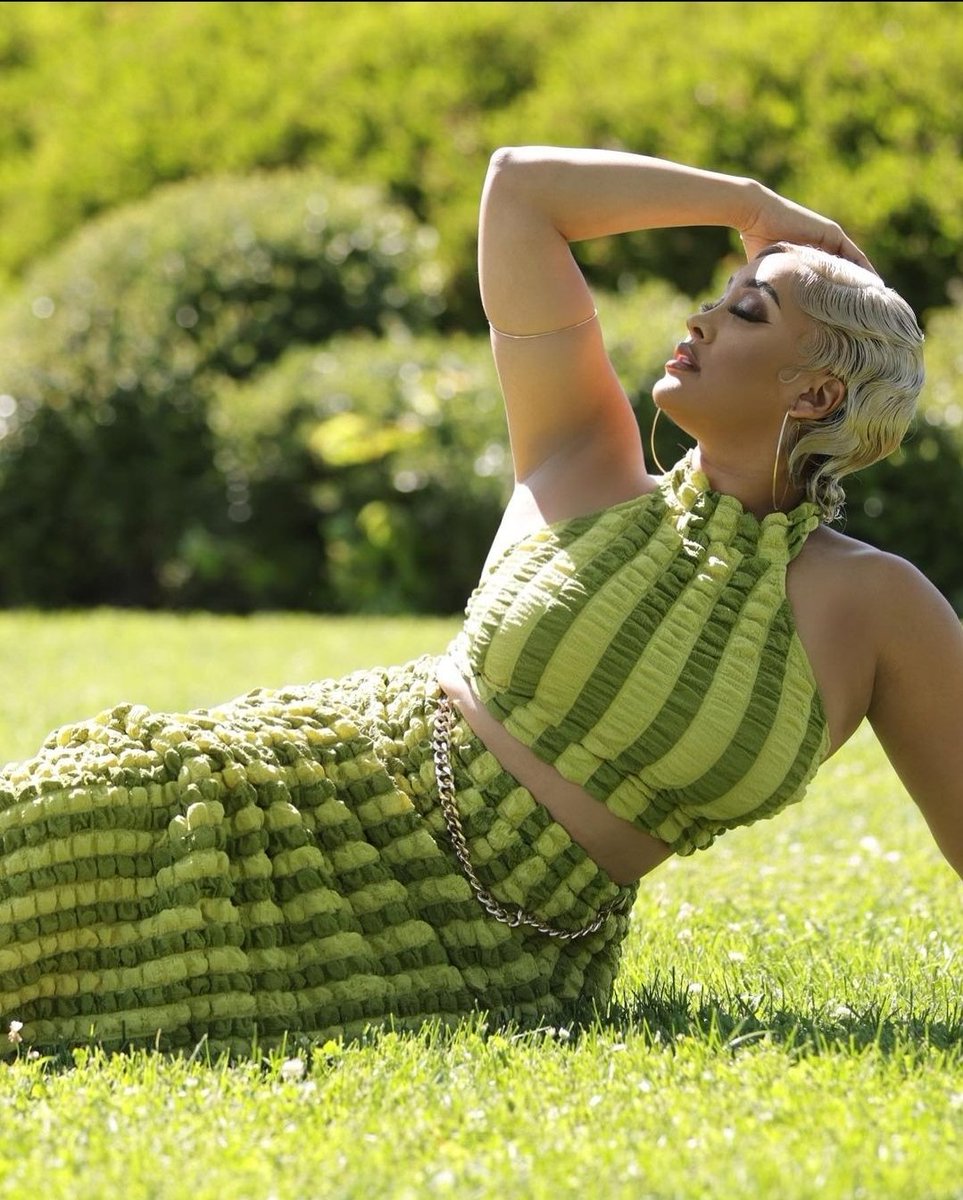 bgctea2020's tweet photo. Natalie slays new pictures in watermelon stripes &amp; finger waves! https://t.co/Go4kJcn50S