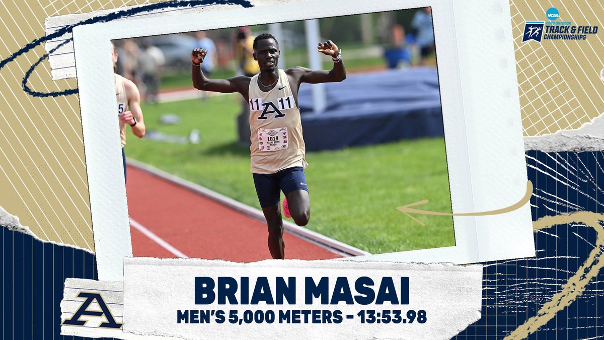 👏 Congrats to <a href="/ZipsTFCC/">Akron Zips Track/CC</a> Brian Masai on registering a berth in the 5,000 meters at the <a href="/NCAATrackField/">NCAA Track & Field</a> Championships (June 7-10) in Austin, Texas. He ran an AQ time of 13:53.98 at the NCAA East Preliminary Round today

#GoZips | <a href="/ZipsTFCC/">Akron Zips Track/CC</a> 🦘