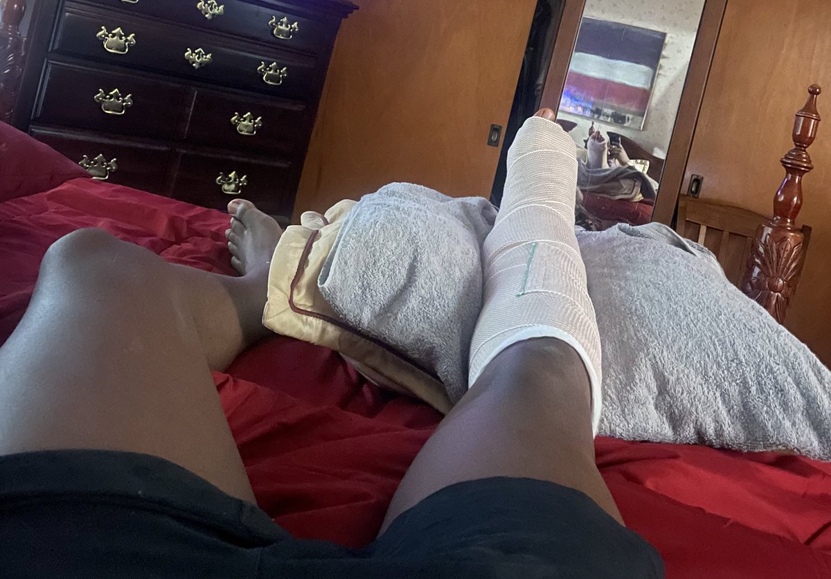 Surgery is done and I guess I’ll…actually sit down now. 😆