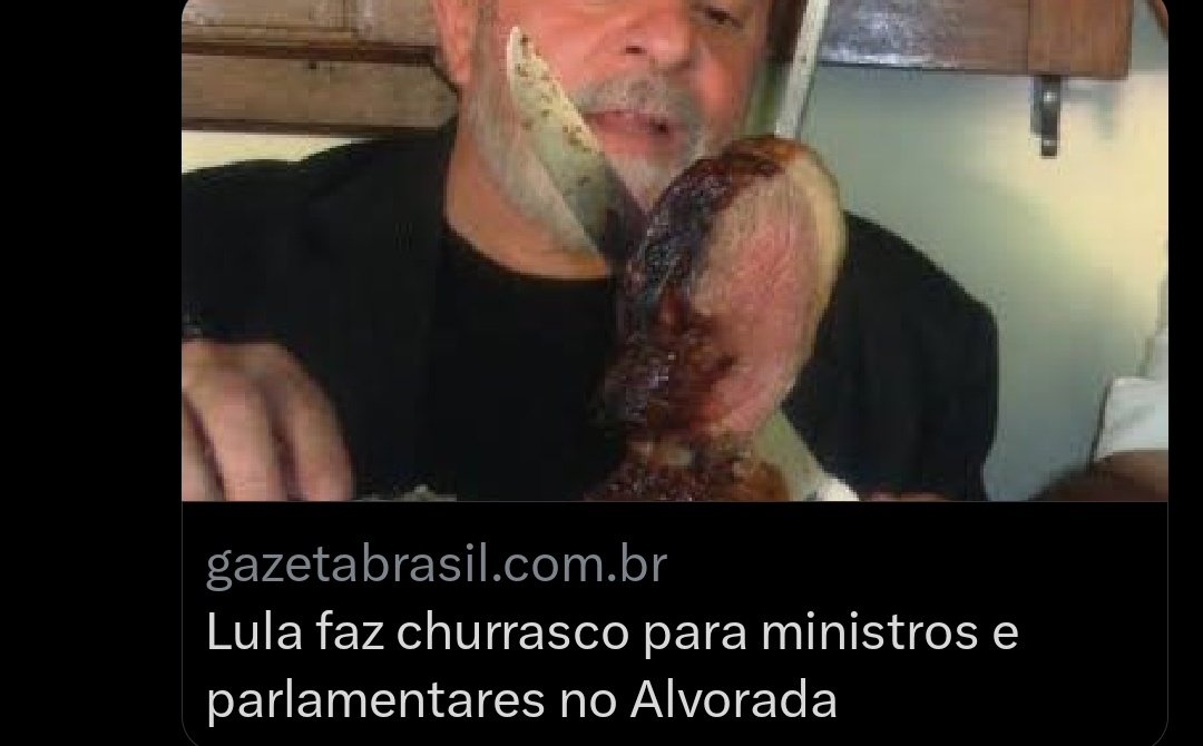 Picanha pra mim... abóbora pra vocês...