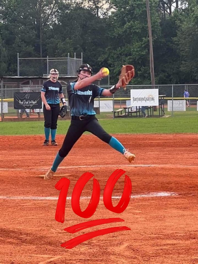 MadisonTreem04's tweet photo. The 🥎season started Feb 18th and last night I threw my 100th K💪.  Thank you Kristen for everything @Kzonefacility. 5 more events, chasing 150 #chasingmyself #lovethegrind @ExtraInningSB @CoastRecruits @AuburnSoftball @ColumbusMojo @CC_Koalas_SB @CoachWayneP https://t.co/mzbsS3r0jM