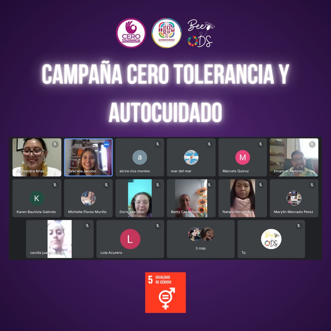 beeods's tweet photo. Muchísimas gracias a @casarias por habernos compartido de su experiencia y sus conocimientos para la contribución del ODS 05 Igualdad de Género.
#Agenda2030 #ODS #SDGs #ONU #Sostenibilidad #Sindejaranadieatrás #BeeODS #ONGs #DécadadeAcción #Voluntariado #Volunteer https://t.co/RP9Xo8wcTH