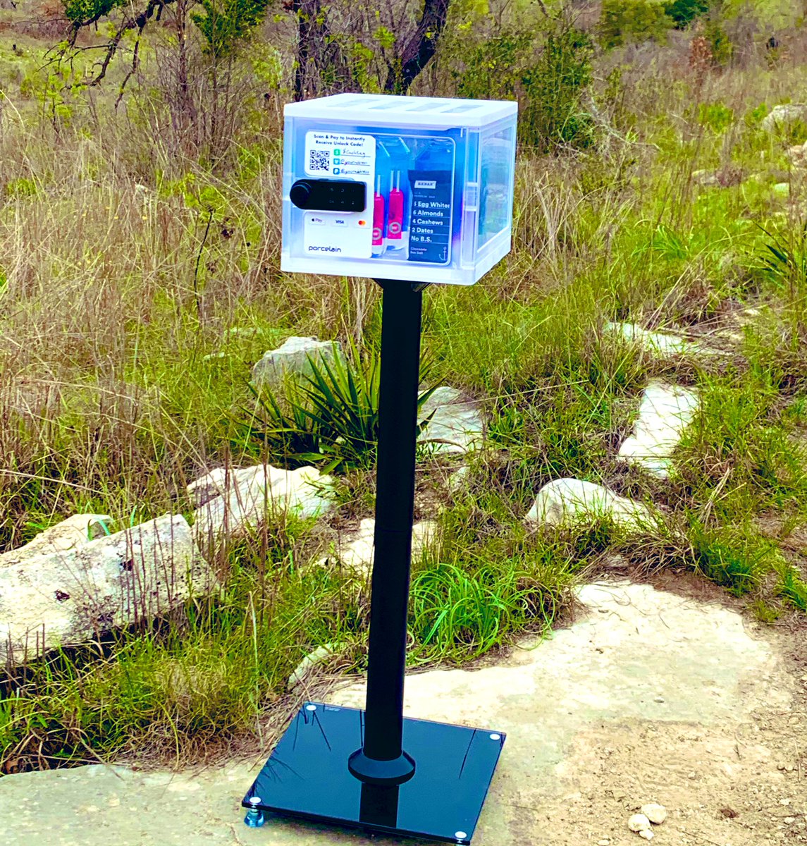 Our vending machines can be stacked in any quantity and configuration for your intended selling goals. Additionally, they can be placed on a pedestal for precise placement needs.   

Visit porcelain.io to learn more 

#SmallBiz #Entrepreneurship