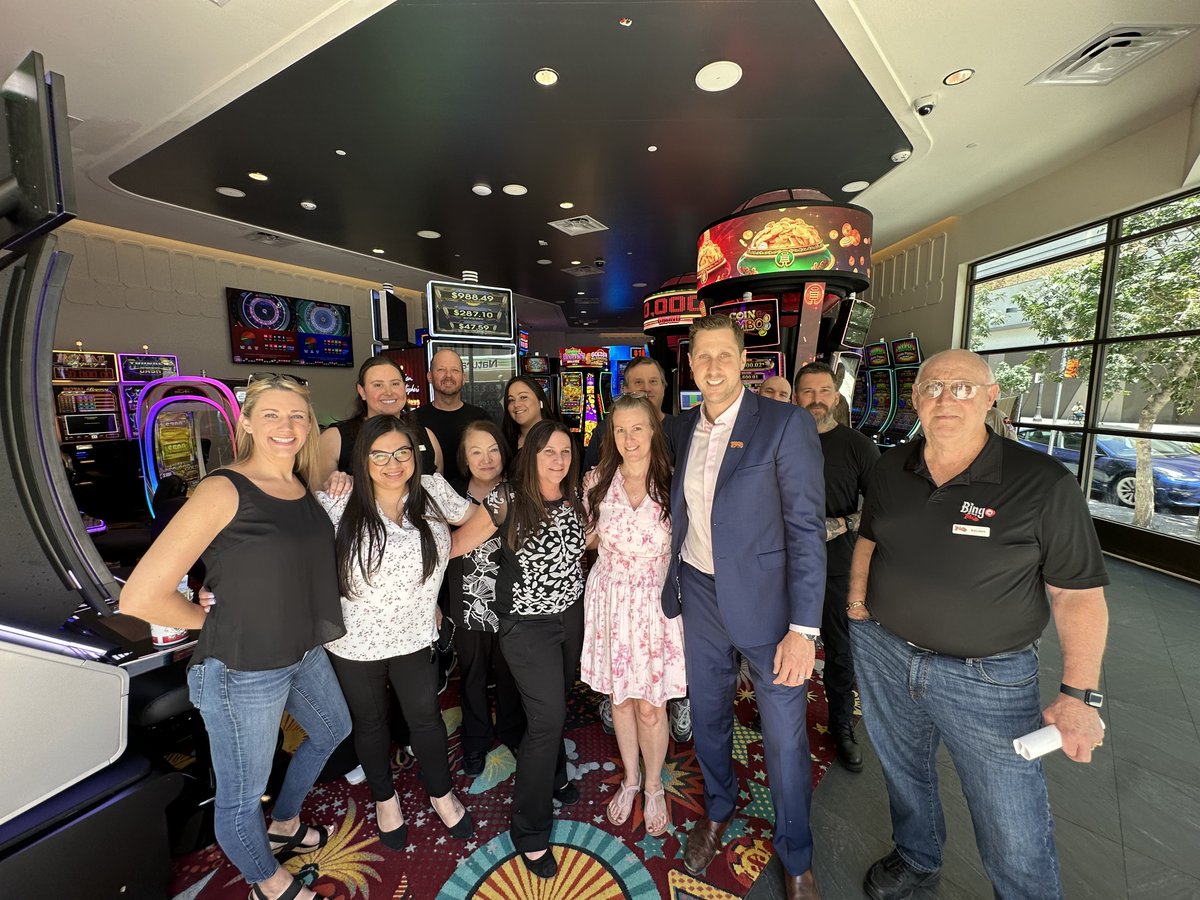 Congratulations to the Plaza Team for opening the @BCSlots Brian Christopher Slots gaming area. The first and only smoke-free gaming area in downtown Vegas. ✨🎰

ow.ly/ACv750Oyjkh
#PlazaLV #Vegas #DTLV #FremontStreet #OnlyVegas #Downforanythingdtlv #bcslots #smokefree