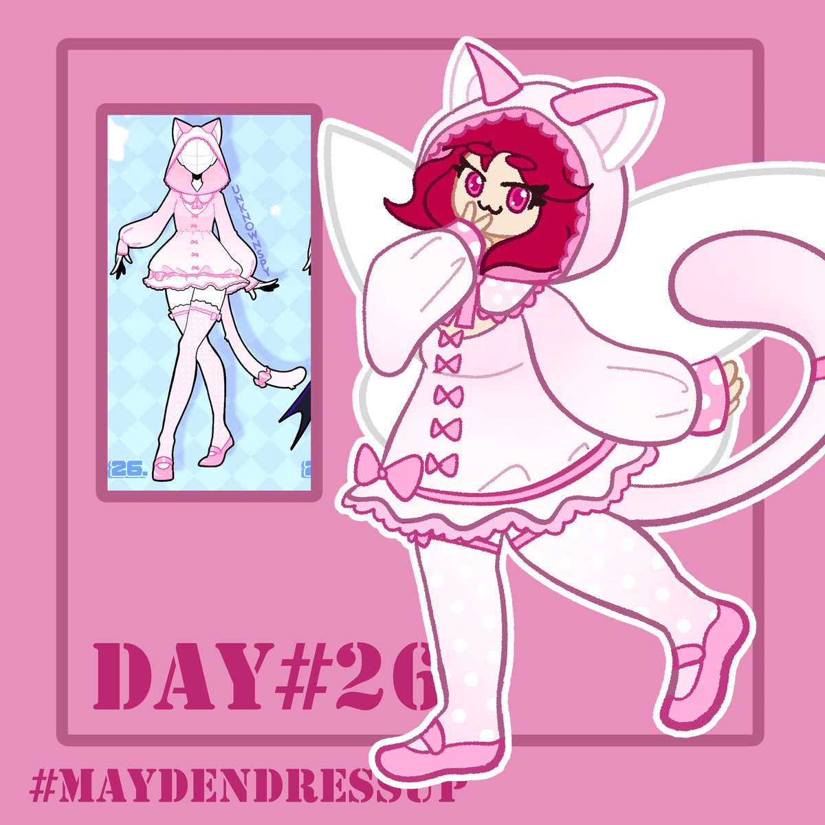 [repost]
Day 26 of #MaydenDressUp with my OC Rubis !
#maydendressup2023