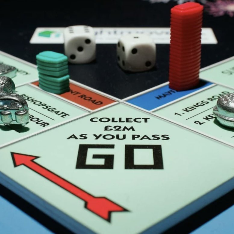 Collect $2M as you pass GO. Life at the end of the day is one big game of Monopoly, will you chad our launch or jeet generational wealth. Making money should be $EASY 

Let’s run it up together. 🎲