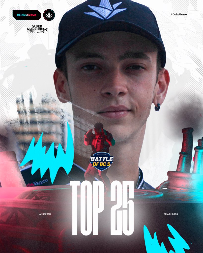 AkaveEsports's tweet photo. Top #25 @AndresFnSsb 🔥 

Además, este fin de semana vamos a apoyar a Andrés en el 𝗕𝗥𝗢𝗡 𝗘𝗦𝗣𝗢𝗥𝗧 𝗚𝗔𝗠𝗘𝗦, organizado por @ClutchRayn 🇫🇷 

🗓 27-28 de Mayo

#DaleAkave 🖤 #BEG2023 https://t.co/H2HQENx3MI
