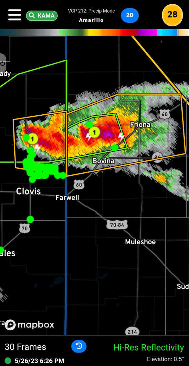 🌪️ When is it too many? There are 44 chaser dots on this storm near Clovis NM. 🤷‍♂️
The conga line must be very annoying to deal with⚡
#NMwx
#TXwx
#weather