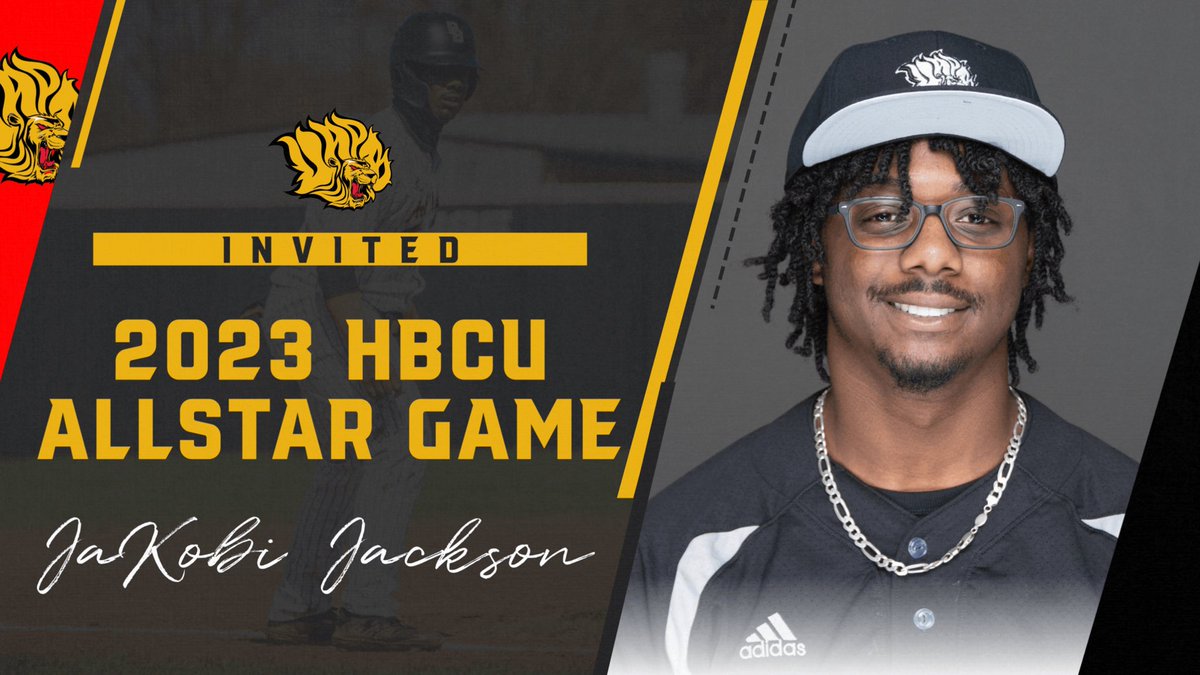 UAPBLionsRoar's tweet photo. Congratulations to JaKobi Jackson (@UAPBLionsBSB) for being selected to play in the @MBPTakeover 2023 HBCU All-Star Game ⚾️ https://t.co/di5KQp1VnJ