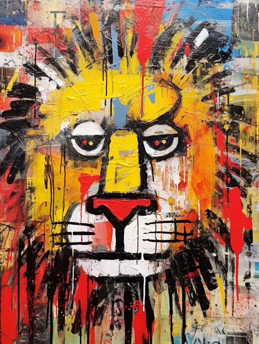 GameTutuNFT's tweet photo. 🎴The mighty lion in this abstract oil painting confidently gazes towards the distance, expressing the spirit of strength and freedom.

📝 #00036 Spirit of the Lion https://t.co/vI1xWwGhGu @opensea

#abstractart #strength #freedom #spirit https://t.co/hHTuiDtcTi